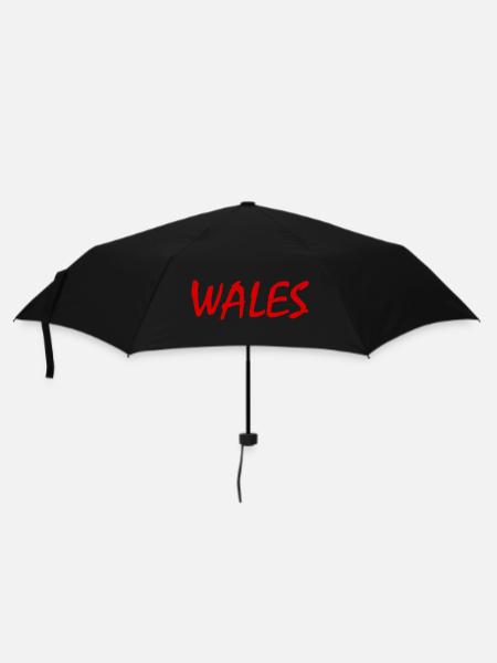 Wales - Umbrella (small) - black