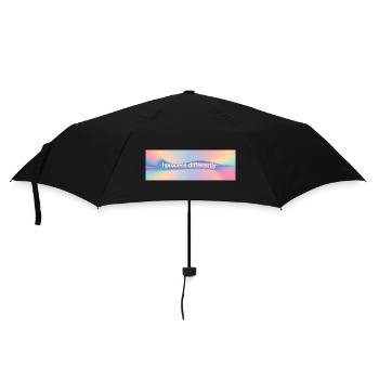 I process differently - Umbrella (small) - black - Front