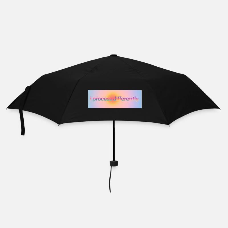 Je traite différemment - Parapluie standard - noir