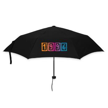 1996 30th Birthday - Umbrella (small) - black - Front