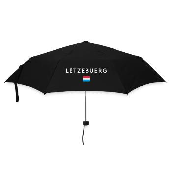 Drapeau du Luxembourg, fierté luxembourgeoise - Parapluie standard - noir - Devant