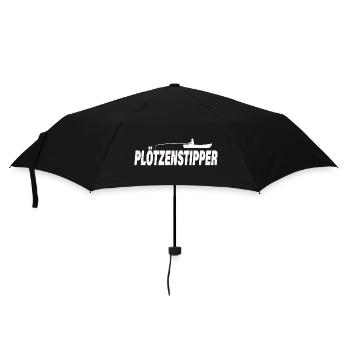 PLÖTZENSTIPPER - Regenschirm (klein) - Schwarz - Vorne