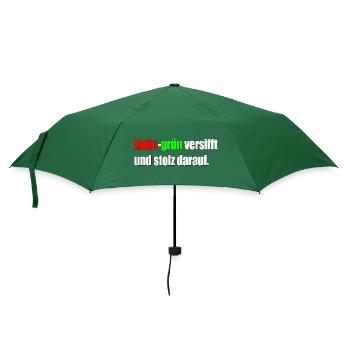 Vert gauche, sale et fier de ça. - Parapluie standard - vert bouteille - Devant