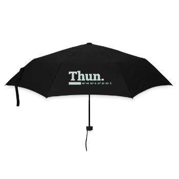 Thun Koordinaten - Regenschirm (klein) - Schwarz - Vorne