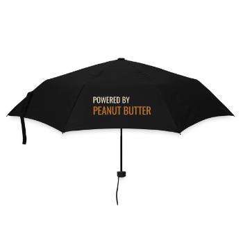 Alimenté par du beurre de cacahuète - Parapluie standard - noir - Devant