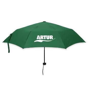 Geschenk Artur - Regenschirm (klein) - Flaschengrün - Vorne
