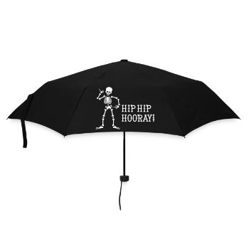 Hip Hip Hooray Chiropraktiker Radiologe Röntgen - Regenschirm (klein) - Schwarz - Vorne