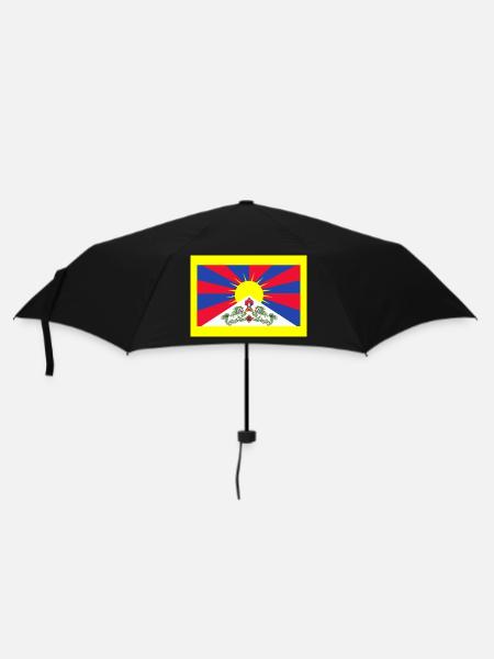 Tibet - Parapluie standard - noir