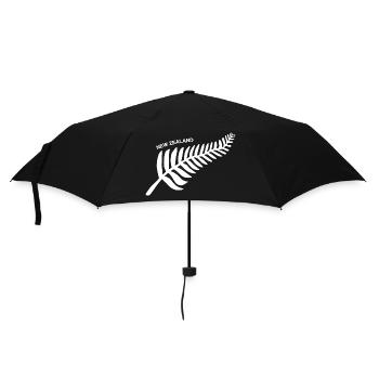Nouvelle Zélande logo longue distance pour les vacanciers routards Maori - Parapluie standard - noir - Devant