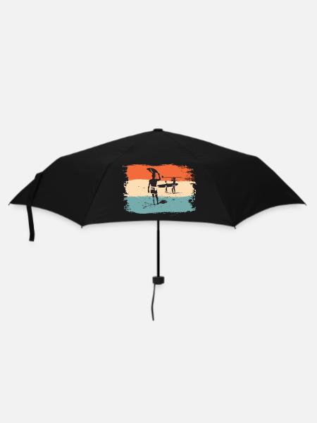 Surf, Surf, Surf, Surf, Surf - Parapluie standard - noir