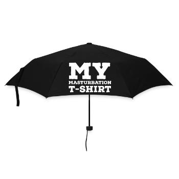 Masturbation - Regenschirm (klein) - Schwarz - Vorne