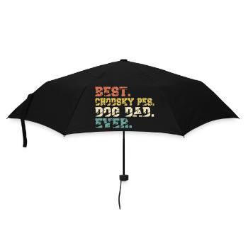 Chodsky Pes Dogs Papa Saying Retro - Umbrella (small) - black - Front