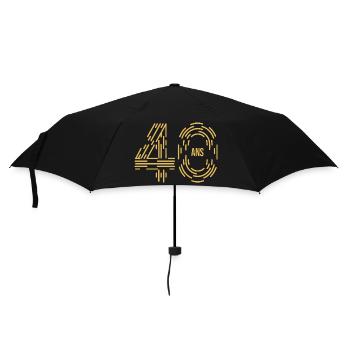 Design Chiffres Anniversaire 40 ans Original - Parapluie standard - noir - Devant