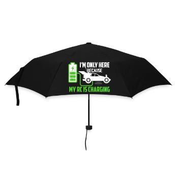 Je ne suis ici que parce que ma RC charge un modèle de voiture - Parapluie standard - noir - Devant