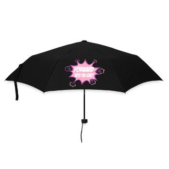 Forward with the goat - Umbrella (small) - black - Front