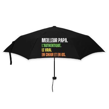 Le Vrai Meilleur Papa Cadeau Homme - Parapluie standard - noir - Devant