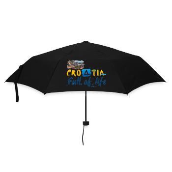 Croatie Croate Hrvatska Croatie Croates Croates Croates - Parapluie standard - noir - Devant