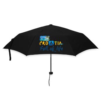 Croatie Croate Hrvatska Croatie Croates Croates Croates - Parapluie standard - noir - Devant