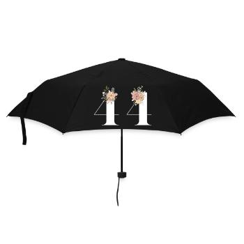 44th Anniversary Flowers (Gift of 44 years) - Umbrella (small) - black - Front