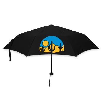 Cacti Nature Sun Desert - Umbrella (small) - black - Front