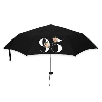 95th Anniversary flowers (Gift of 95 years) - Umbrella (small) - black - Front