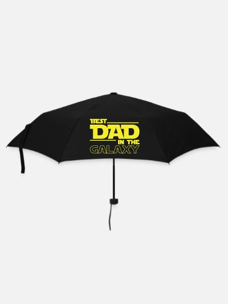 BEST DAD IN THE GALAXY - Umbrella (small) - black