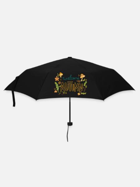 bienvenue l'automne - Parapluie standard - noir