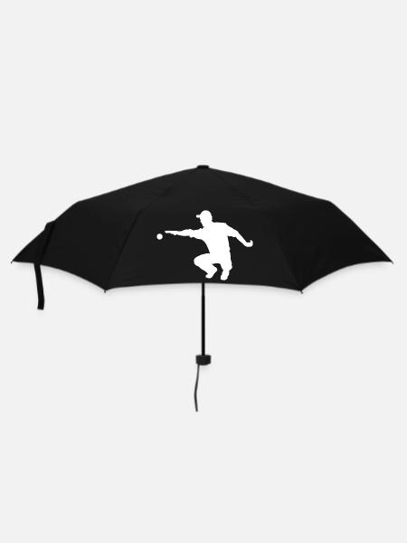 Joueur de pétanque Boule Boccia Bocce Pétanque Sport - Parapluie standard - noir