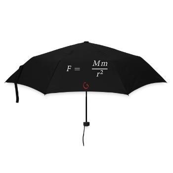 Isaac Newton - Parapluie standard - noir - Devant