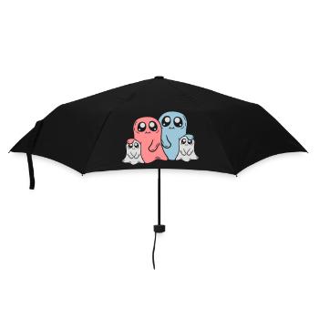 Enfants Parents Fantômes Famille - Parapluie standard - noir - Devant