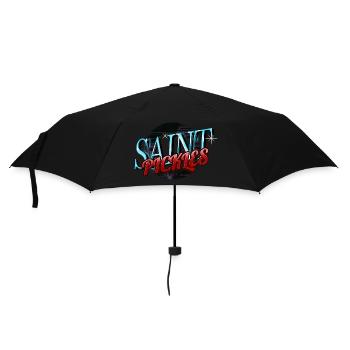 Sayings Animal Christmas Tree awkward Funny Gym - Umbrella (small) - black - Front