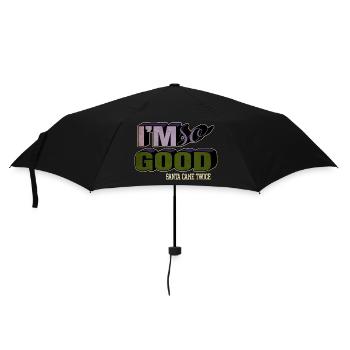 Joyeux drôle gym humour cadeau de Noël génial - Parapluie standard - noir - Devant