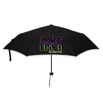 Dinosaure Moon Barbes Couples Bébé Heureux Geek Mignon - Parapluie standard - noir - Devant