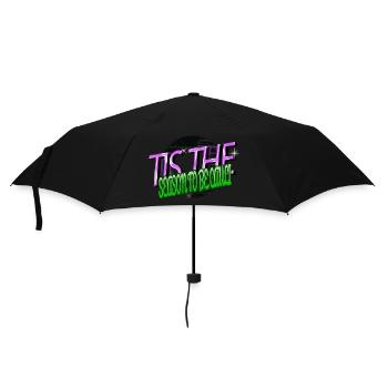 humor statement birthday present idea beard - Regenschirm (klein) - Schwarz - Vorne