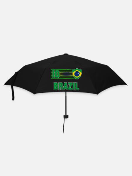 Équipe du Brésil de football - Parapluie standard - noir