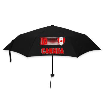 Équipe de soccer du Canada - Parapluie standard - noir - Devant