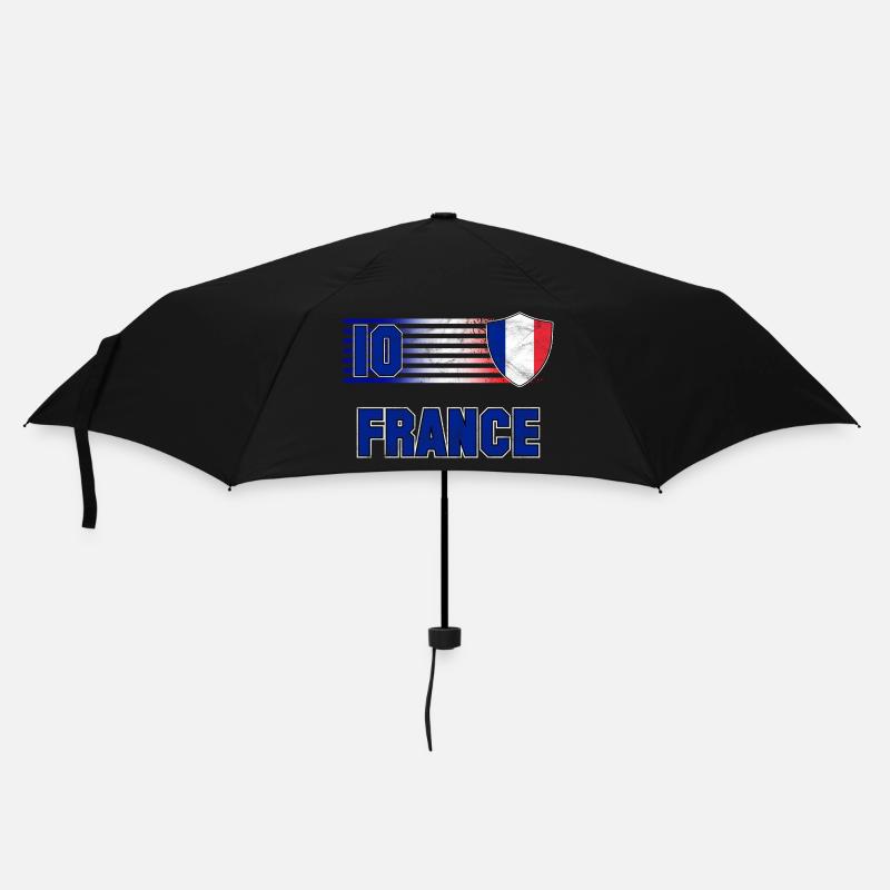 Frankreich Fußball Mannschaft - Regenschirm (klein) - Schwarz