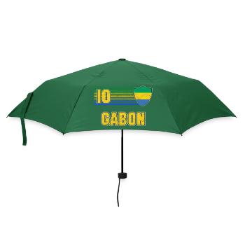 Gabon Football Team - Umbrella (small) - bottlegreen - Front
