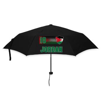 Équipe de Jordanie de football - Parapluie standard - noir - Devant