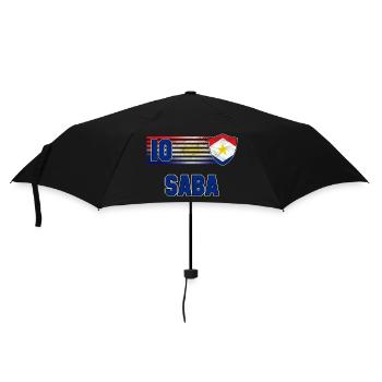Saba Football Team - Umbrella (small) - black - Front