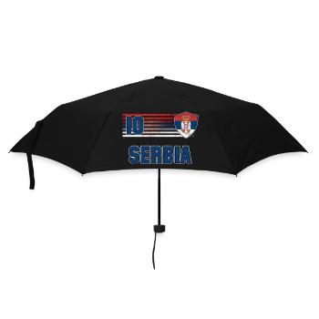 Serbia Football Team - Umbrella (small) - black - Front