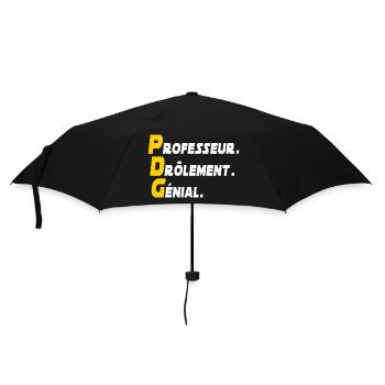professeur drôlement génial / cadeau professeur - Parapluie standard - noir - Devant