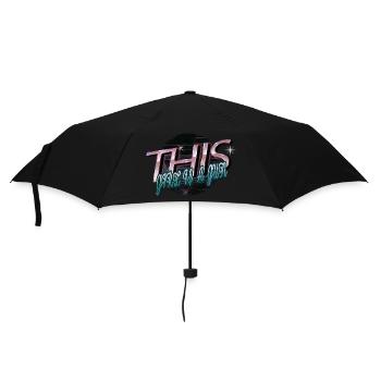 protest support your local calendaring - Umbrella (small) - black - Front