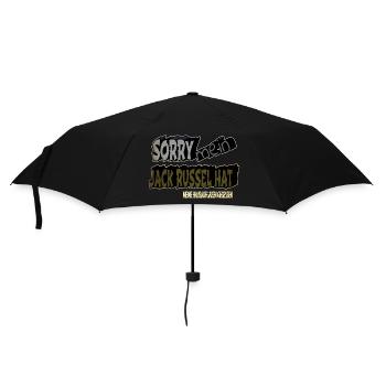 pfote geburtstagsgeschenkidee statement - Regenschirm (klein) - Schwarz - Vorne