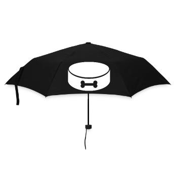 DOG CAT PET - Regenschirm (klein) - Schwarz - Vorne