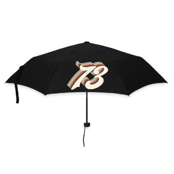 73rd anniversary vintage - Umbrella (small) - black - Front