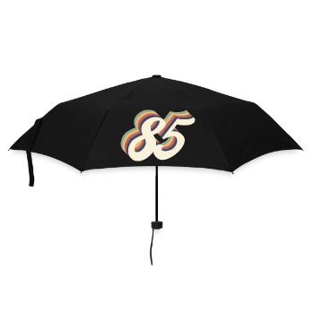 85ème anniversaire vintage - Parapluie standard - noir - Devant