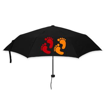 Grossesse Baby shower Babyshower Boy Girl - Parapluie standard - noir - Devant