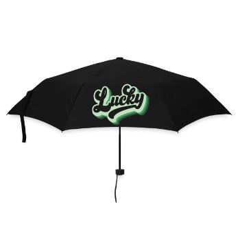 Cadeau de la Saint-Patrick Trèfle Hommes, Femmes, Enfants - Parapluie standard - noir - Devant