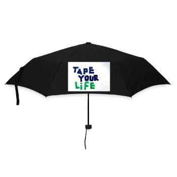 Tape Your Life - Umbrella (small) - black - Front